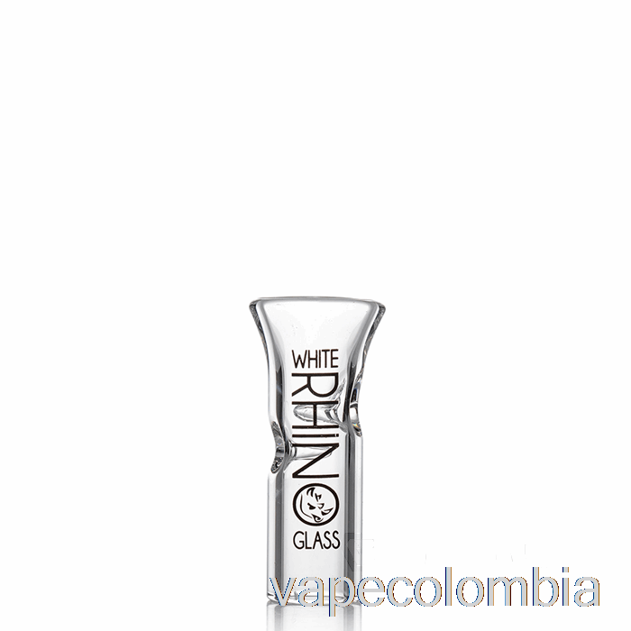 Vape Recargable Puntas De Vidrio De Rinoceronte Blanco Punta De Vidrio Plano [xl]